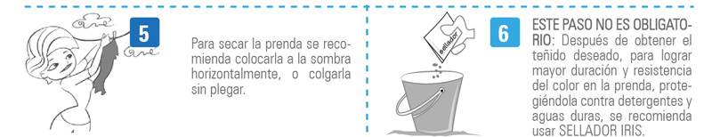 pasos 5-6 - como teñir